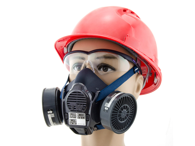 日本進(jìn)口重松制作所TW08S防塵防毒面具手辦模型噴漆礦井電焊?jìng)髀?圖3)