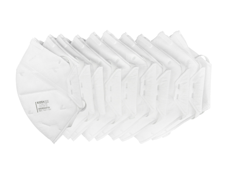 日本重松制作所DD02 N95級別防粉塵霧霾口罩顆粒物花粉飛沫無閥(圖4)